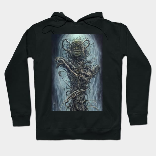 Scary monster symbiote Hoodie by Alekxemko